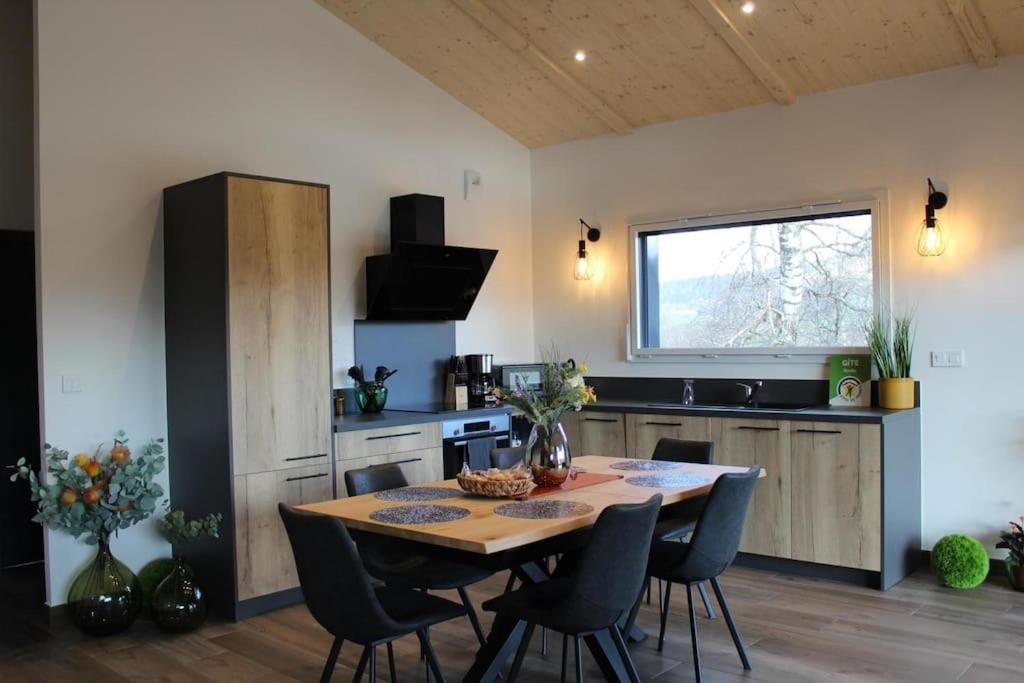 Gite Chalet, Au Doubs Logis Pierrefontaine-les-Varans Esterno foto